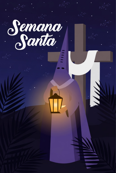 Ilustración vectorial nocturna