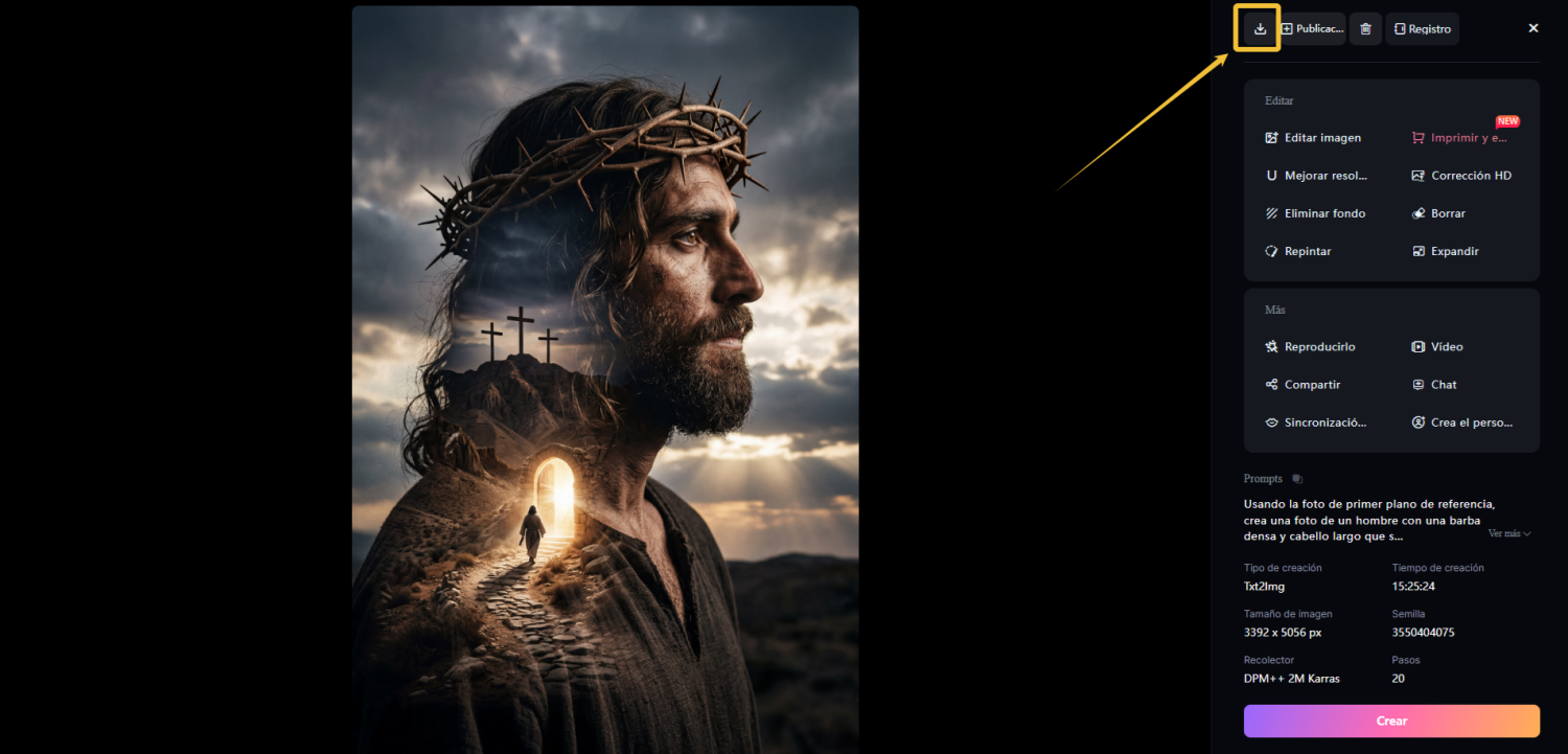 Descarga la foto de Semana Santa generada por SeaArt AI