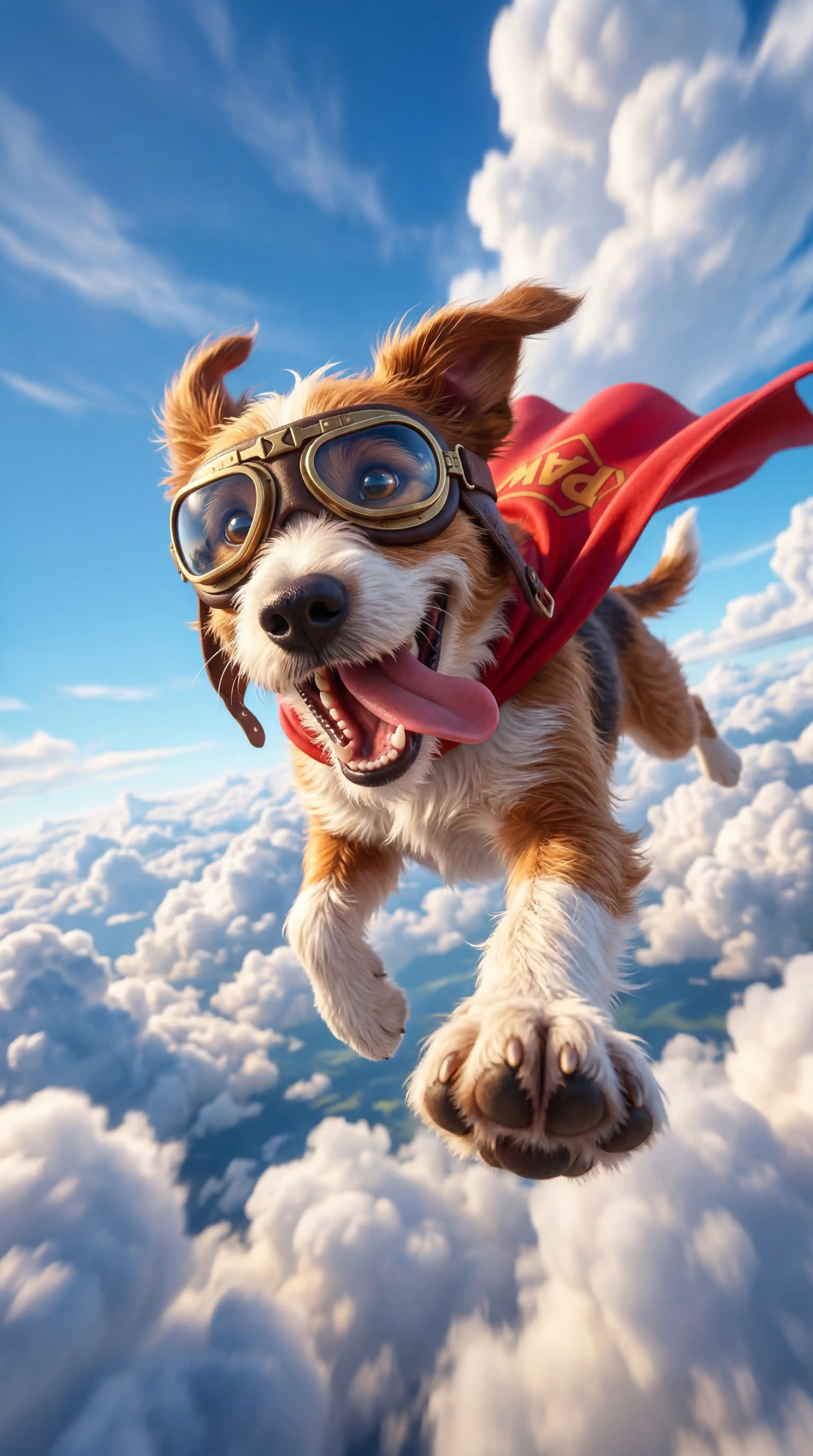 スーパーヒーロー犬