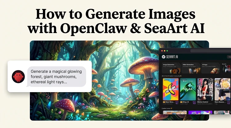 how to generate and edit images with OpenClaw and SeaArt AI