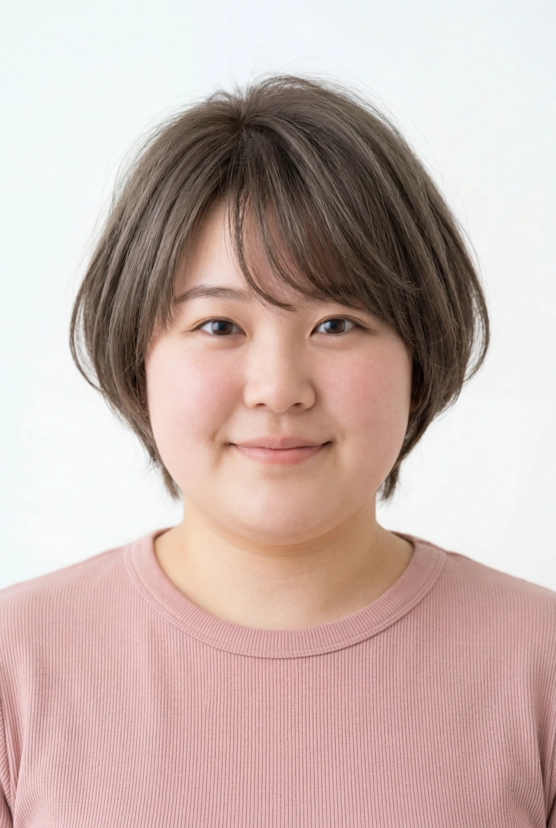 SeaArt AI生成:20代ぽっちゃりモデル × くびれショートボブ