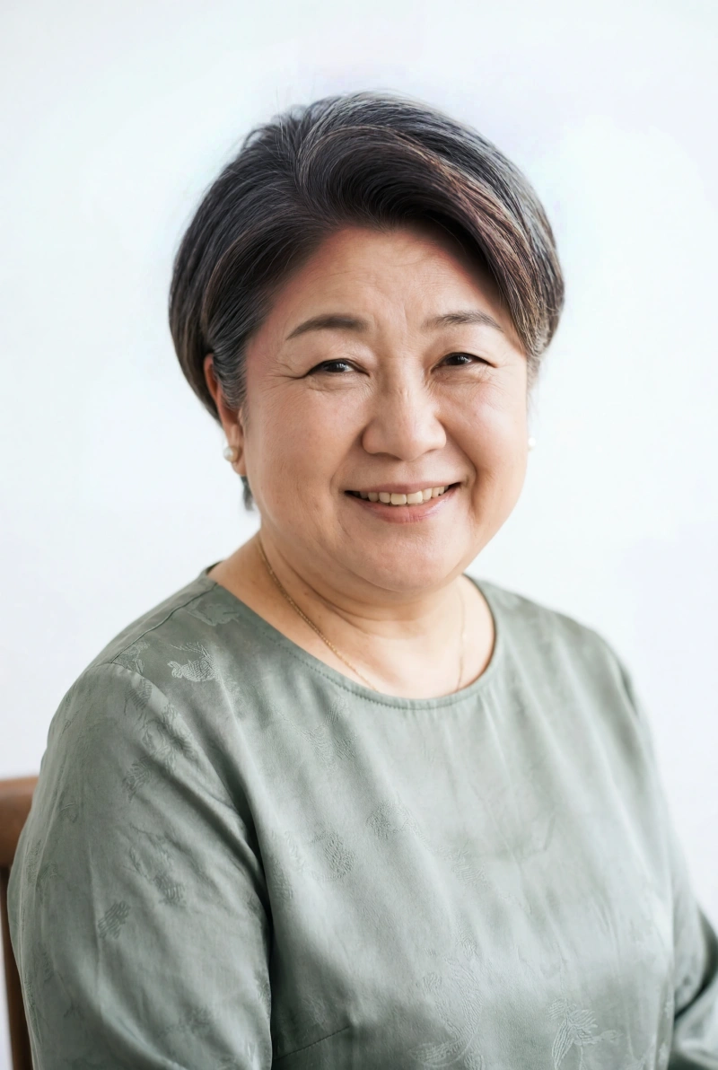 SeaArt AI生成:50代ぽっちゃりモデル × コンパクトショート