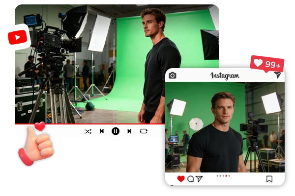 Film Set Effects - Create Cinematic Movie Set Videos Online