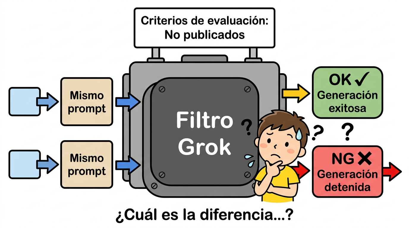 Filtro de restricciones de Grok
