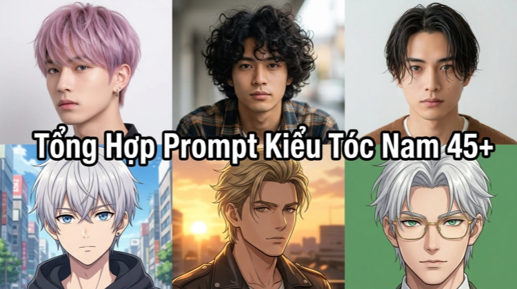 Hướng dẫn prompt kiểu tóc nam