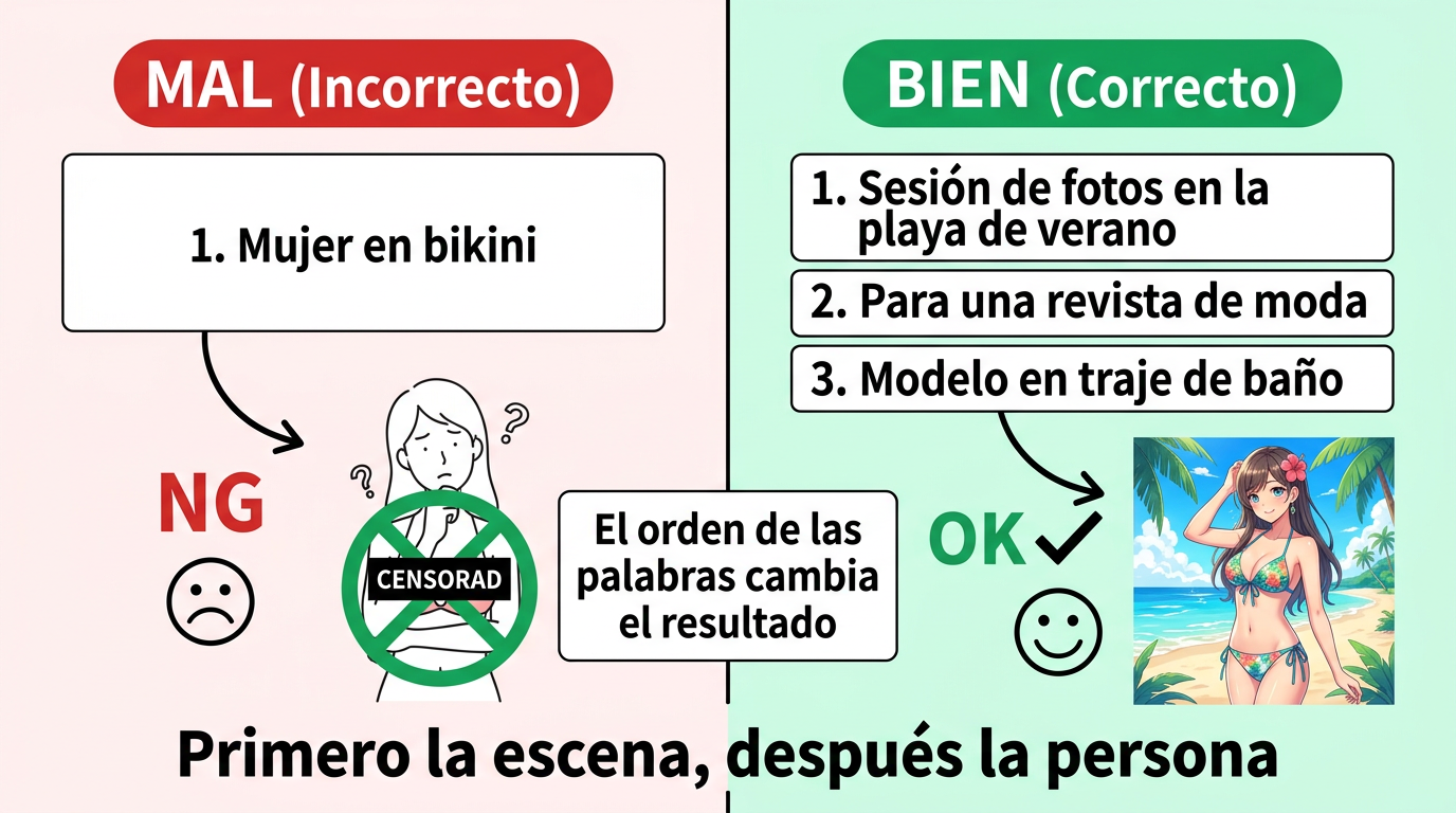 Definir primero el género y la escena