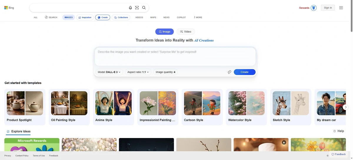 Bing Image Creator