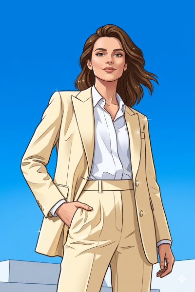 Caricature créée par Gemini AI