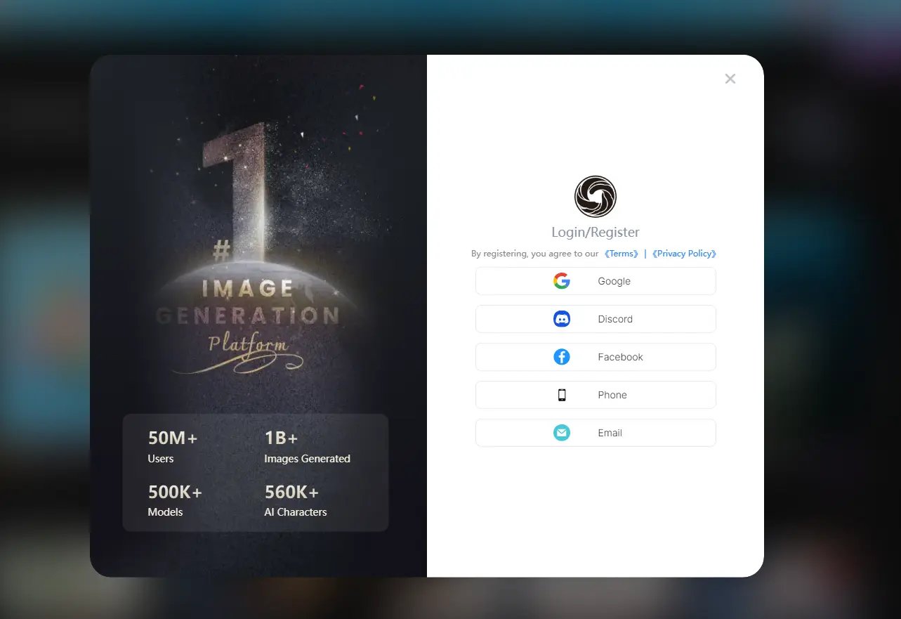Step 1: SeaArt AI Image Generation Tool With Free Daily Stamina Counter Highlighted