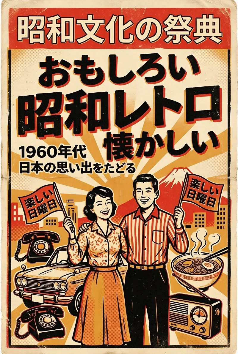 昭和広告風ポスター