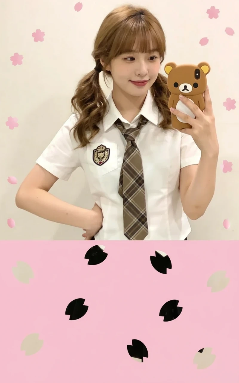 穴あけパンチ加工 桜