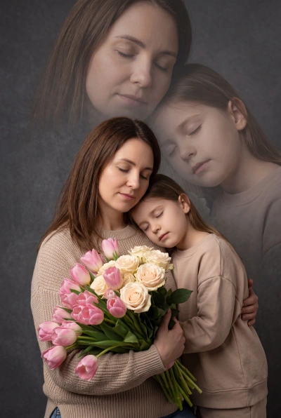 Эмоциональная фотография с двойной экспозицией