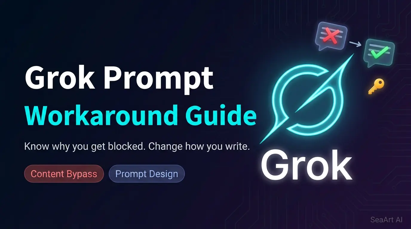 Grok Prompt Workaround Guide - Know why you get blocked and change how you write, with SeaArt AI
