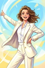	Caricatura gerada pelo modelo GPT Image 1.5