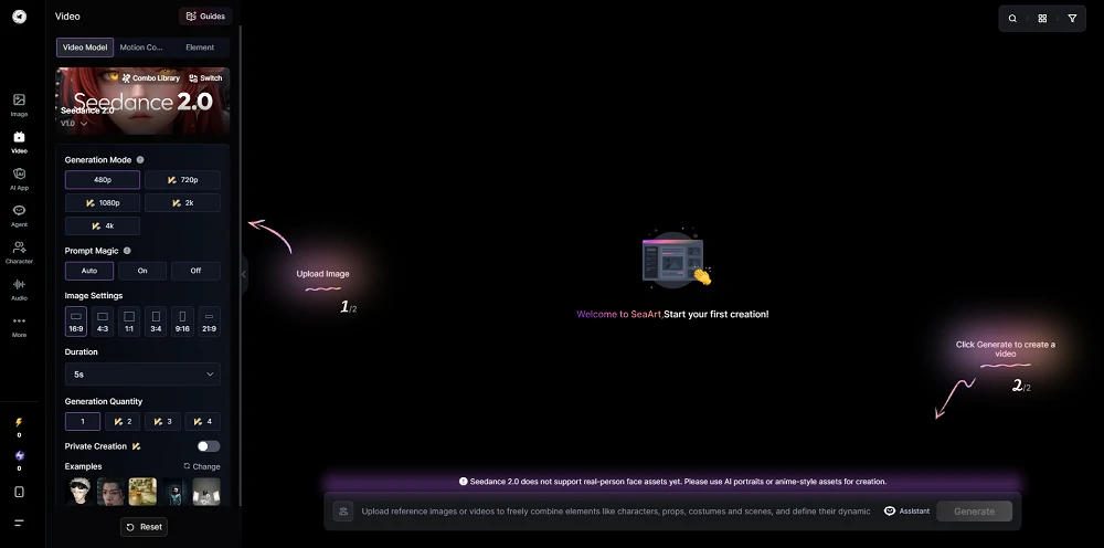 Seedance 2.0 Video Generator