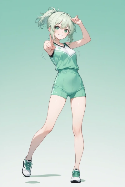 勝ちポーズ・やったー イラスト