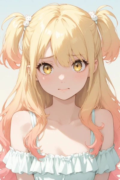 びっくりしてからにっこり イラスト