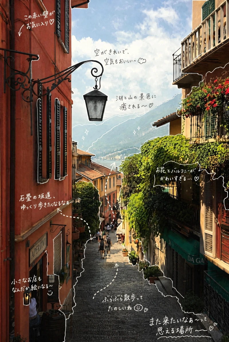 旅行・風景写真 手書き風加工