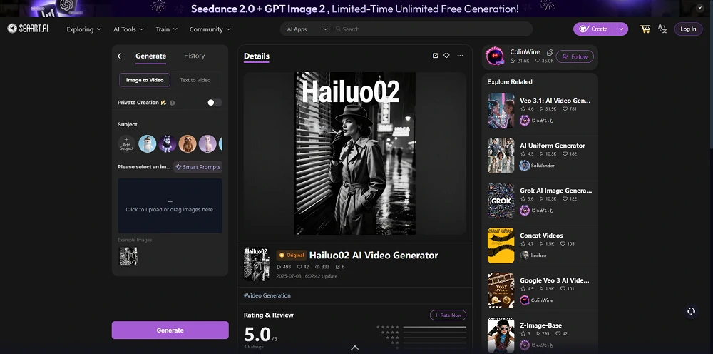 Hailuo 02 AI Video Generator