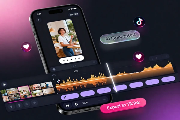 TikTok AI Voice Generator - Create Short Video Voiceovers