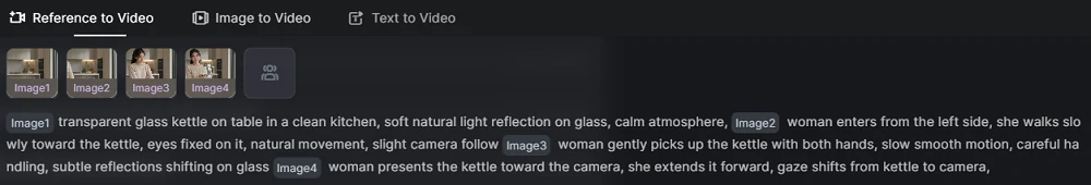 Upload Cropped Images and Reference to Video.