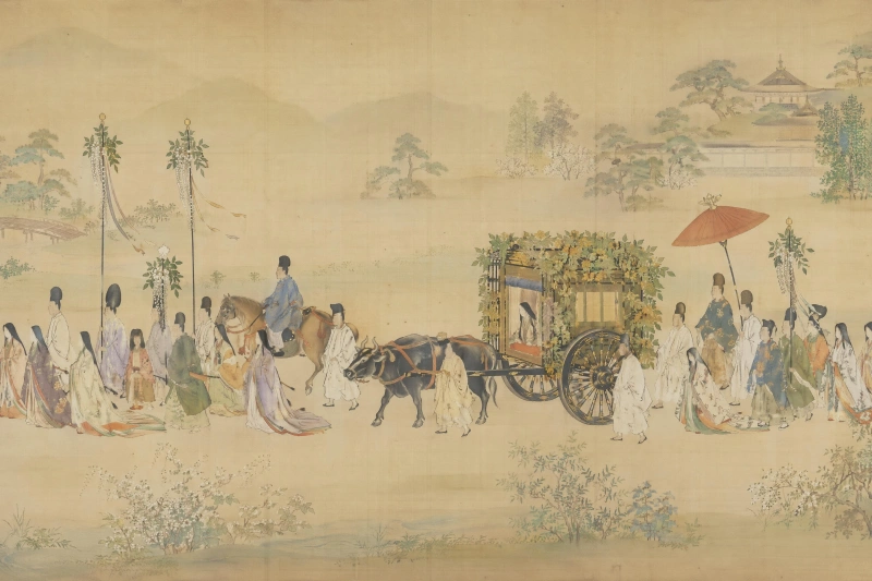 絵巻物風の横長パノラマ