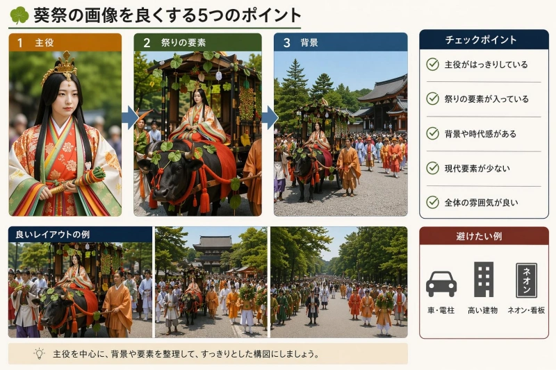 葵祭画像の仕上がりを上げるコツ
