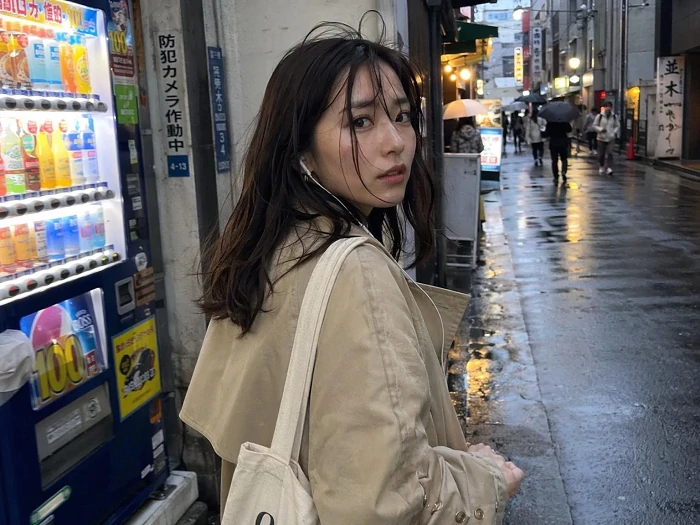 街角のスナップ風写真