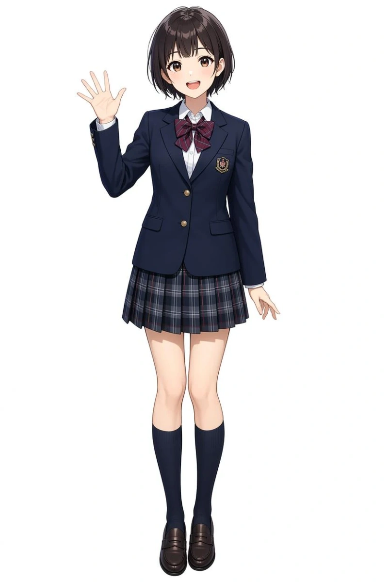 学園・元気系王道ヒロイン 立ち絵
