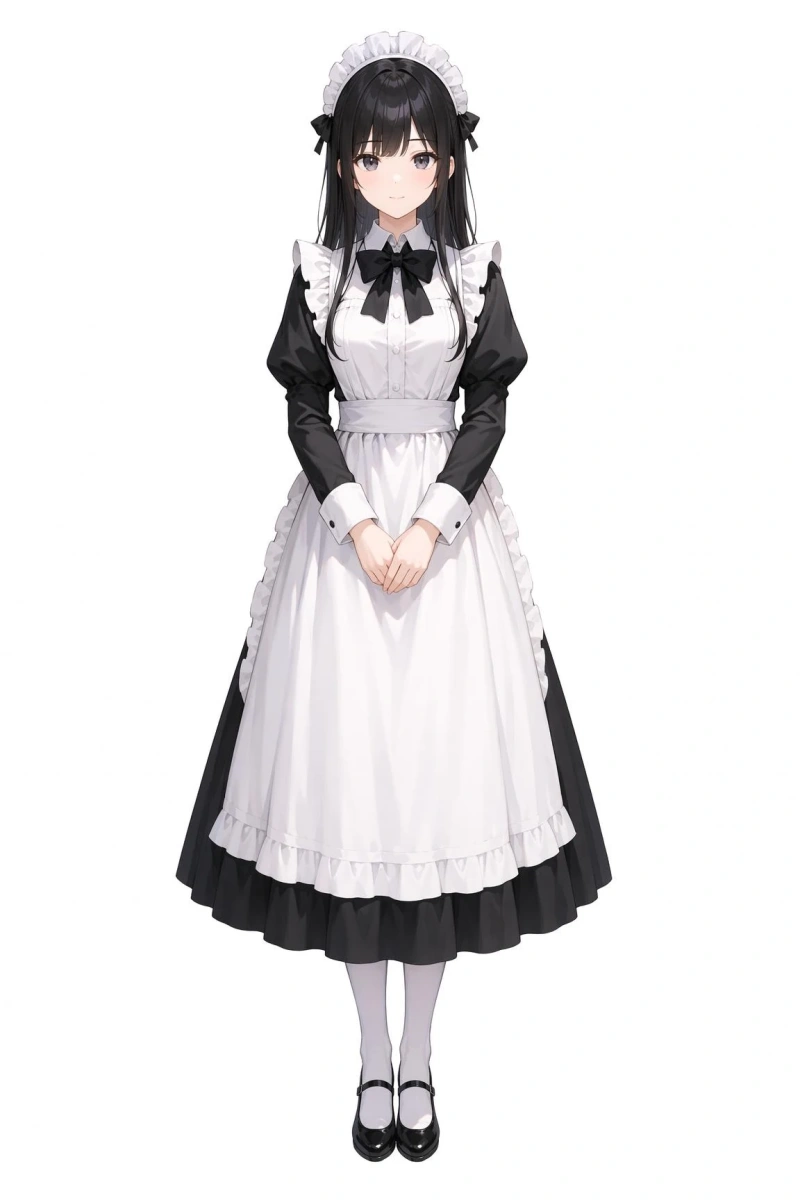 丁寧で落ち着いたメイドキャラ