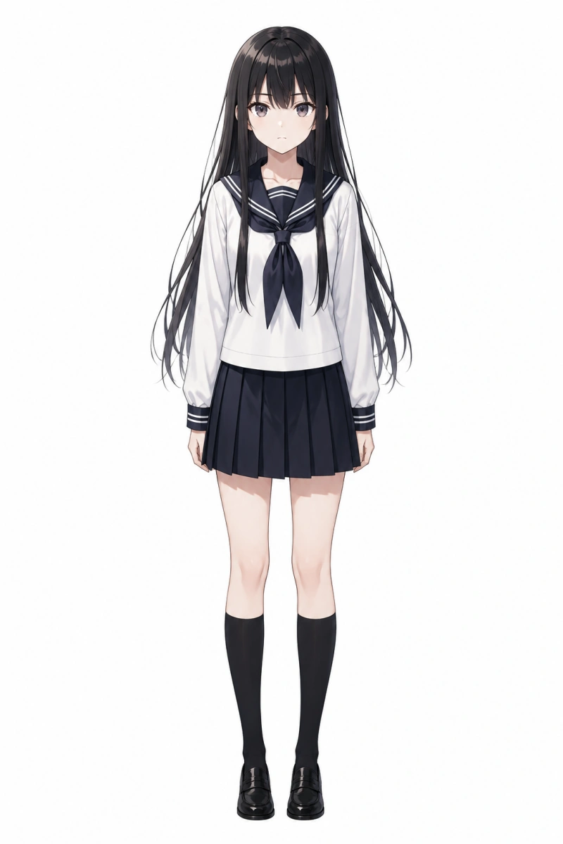 無表情映えるクール美少女