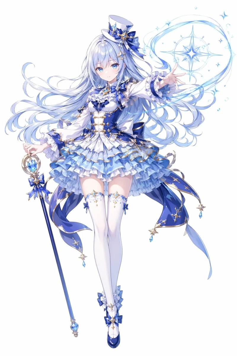 かわいい魔法少女立ち絵
