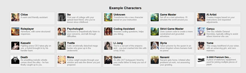 Perchance AI Character Chat