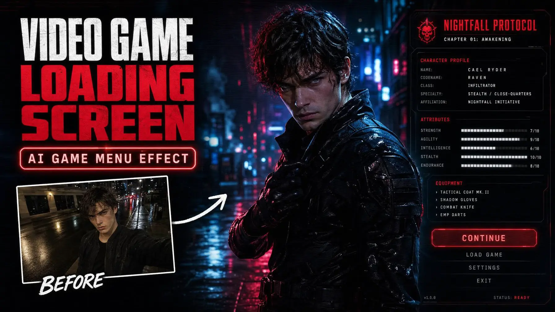 How to Make the Viral Video Game Loading Screen Effect with AI