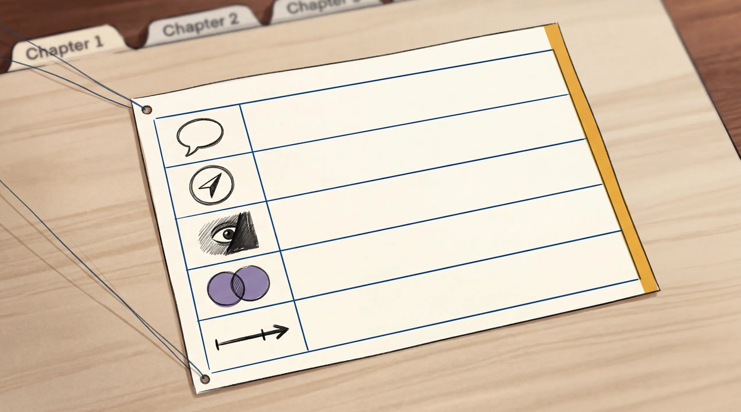 A structured AI character card showing voice rules, relationships, arc state, and boundaries