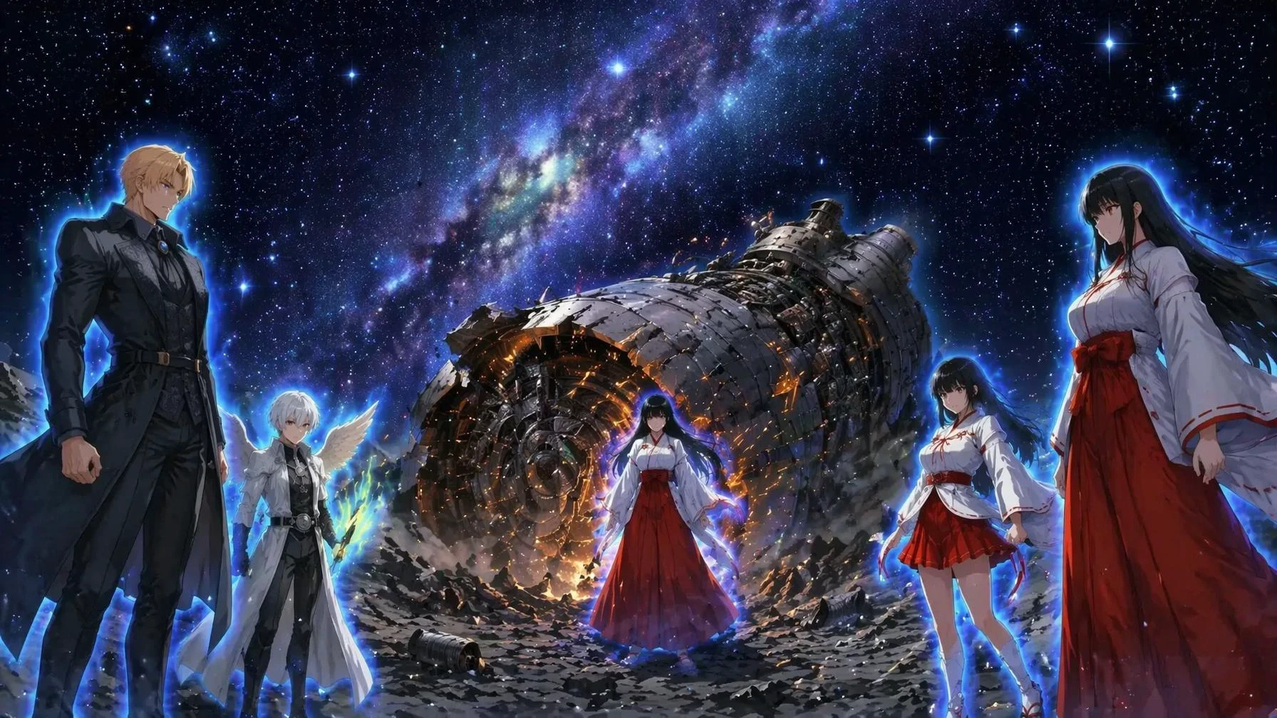 滅んだ星にそびえる魔導蒸気タービン