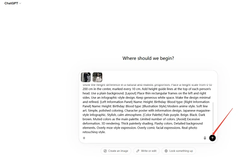Create a height difference AI Art with ChatGPT