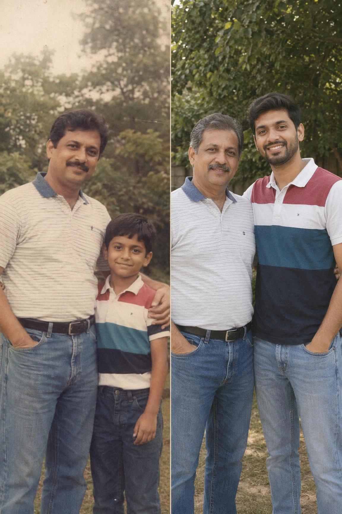 Same Father 30+ Father and Son Prompts for Gemini: Portraits, Cards & Memories