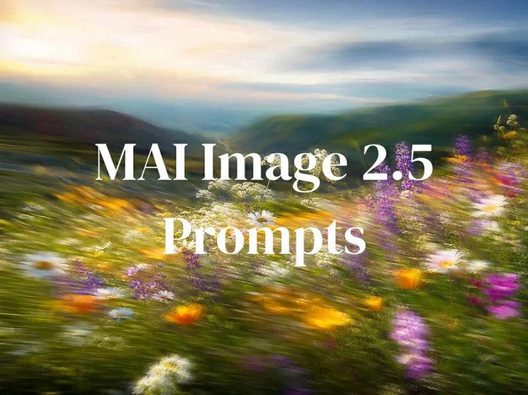 20 MAI Image 2.5 Prompts You Can Copy and Use