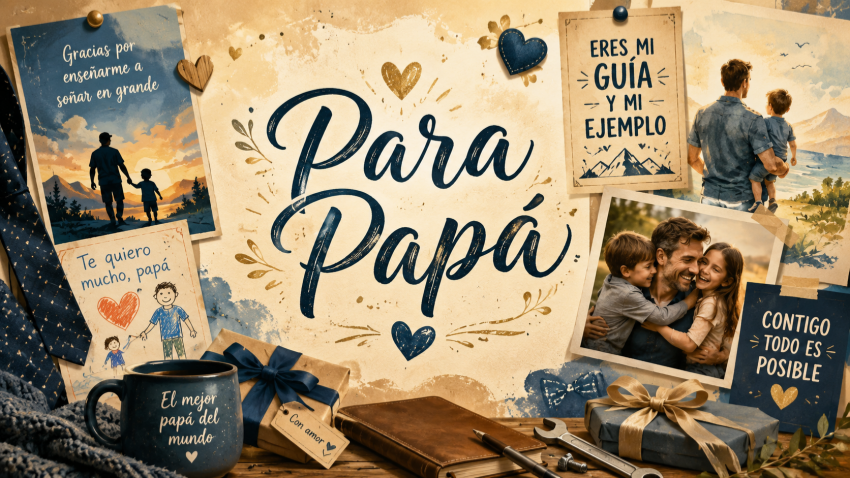 Cartel del Día del Padre