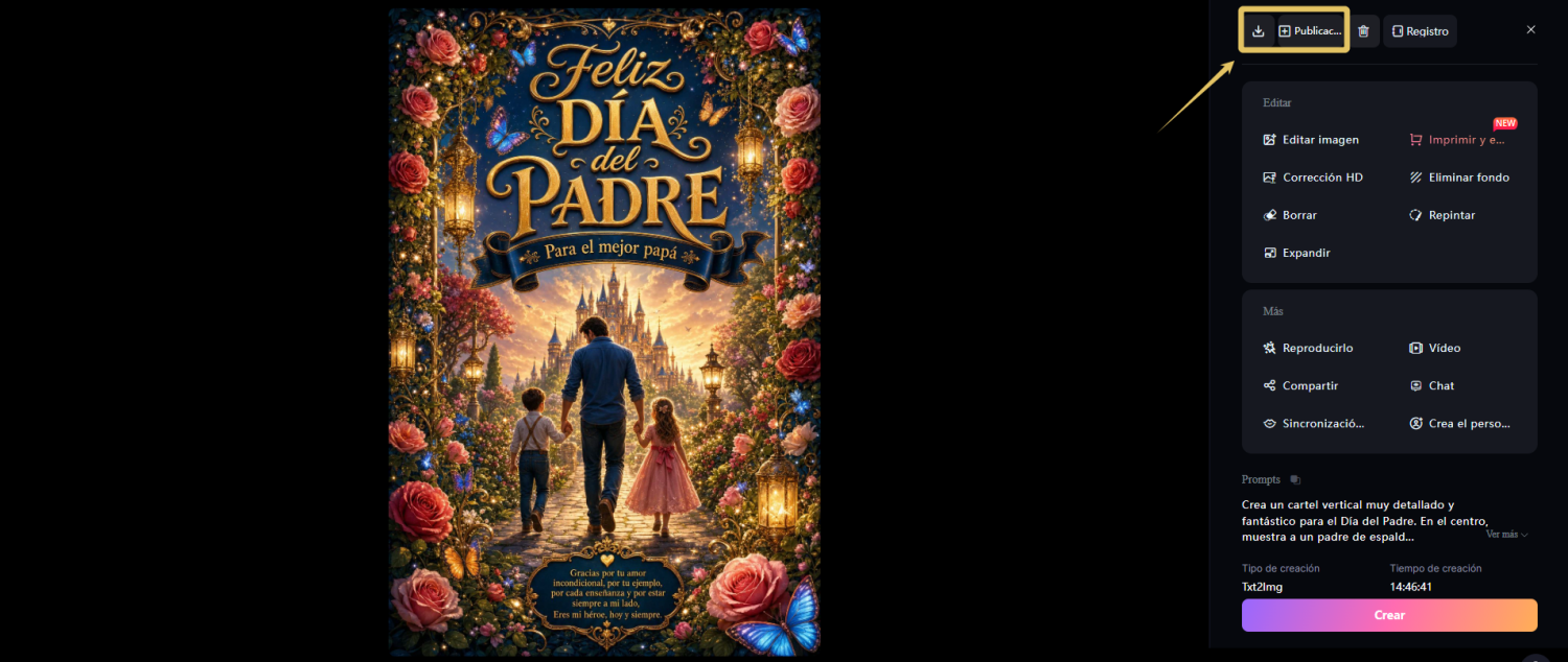 Descarga el cartel del Día de Padre