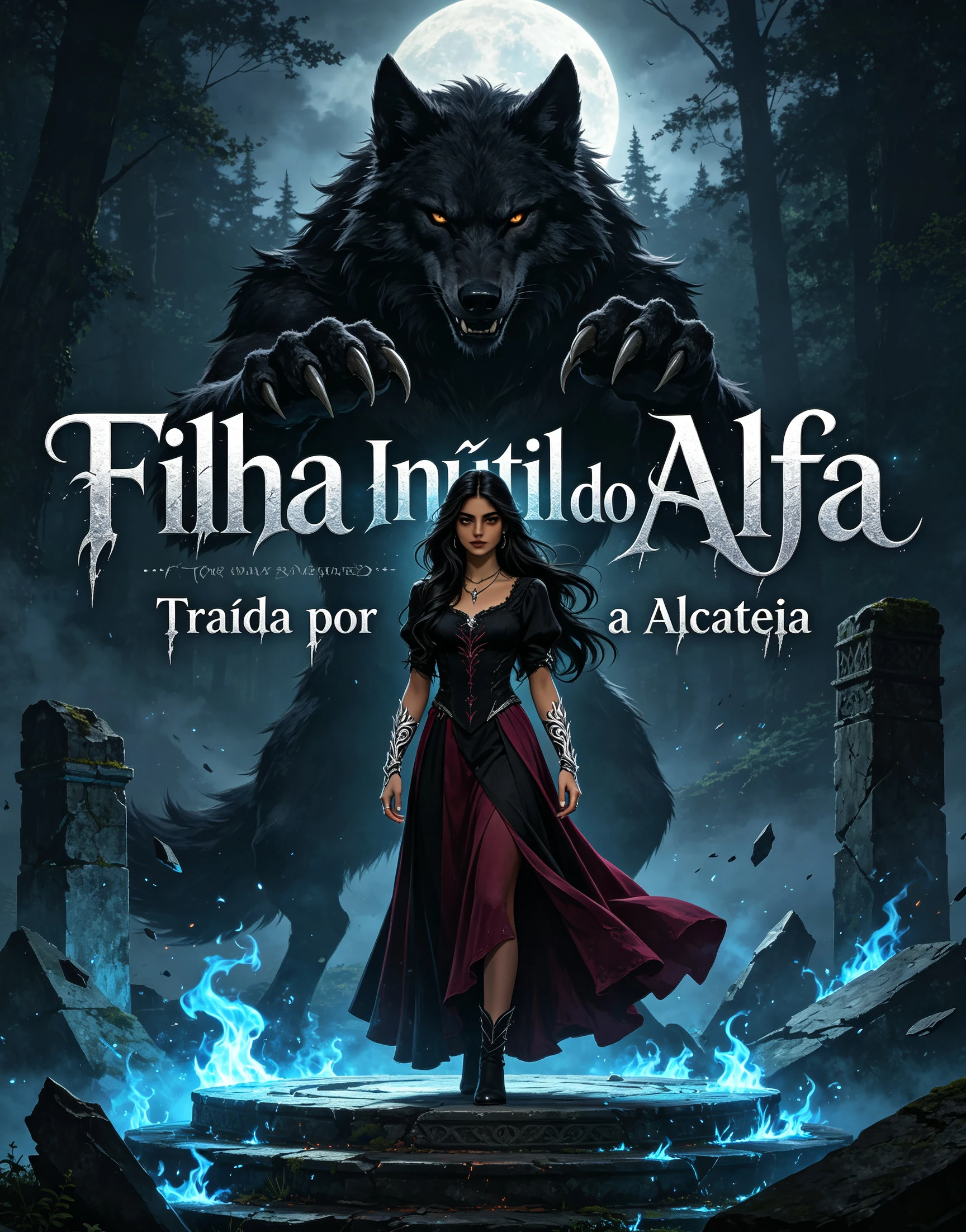 Filha Inútil do Alfa: Traída por Toda a Alcateia