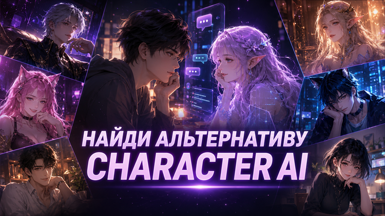 ТОП-9 AI-ботов как Character AI для общения и RP в 2026 году
