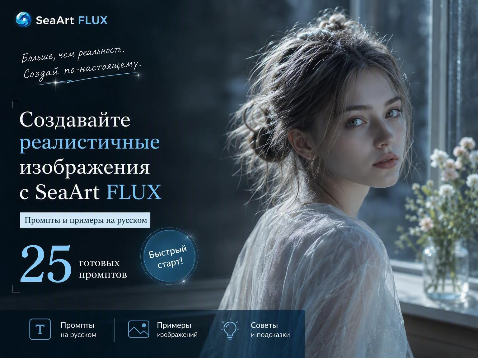 25 FLUX-промптов и гайд по реалистичной генерации
