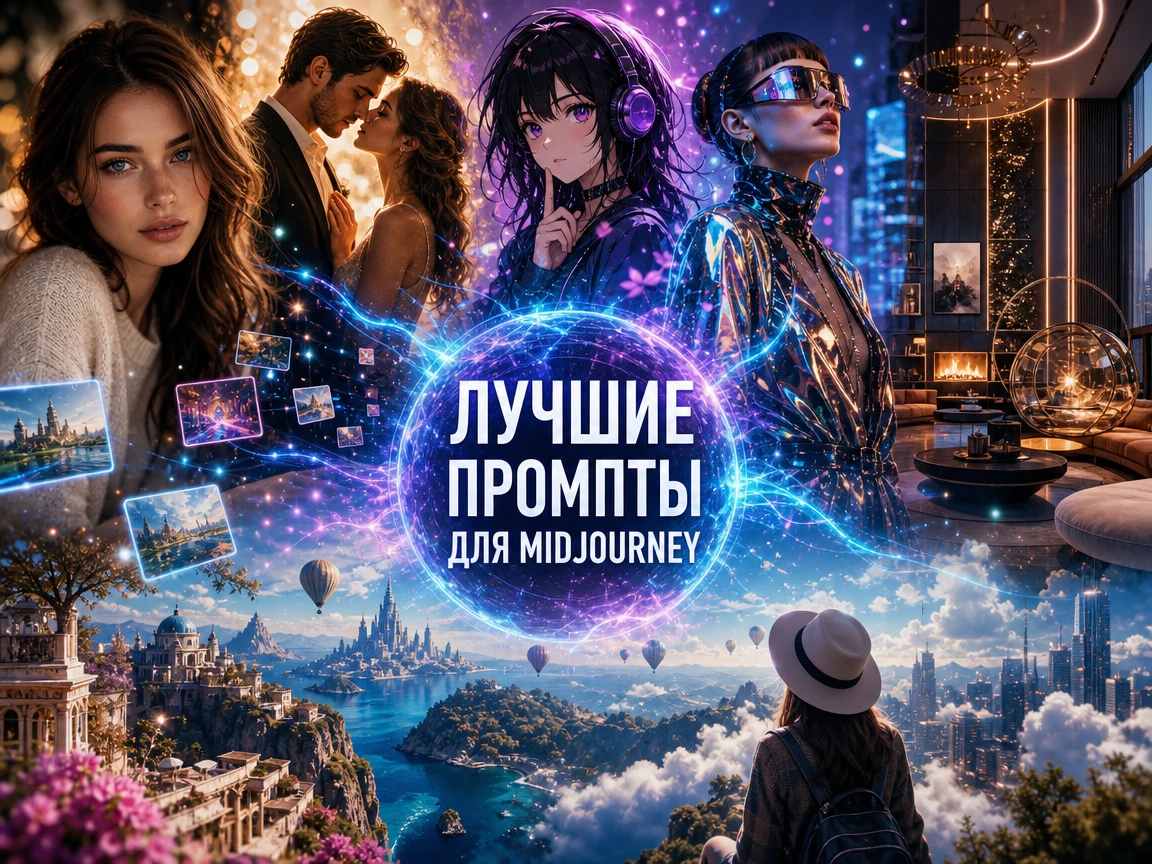 Промпты для Midjourney：30 готовых и полезных примеров