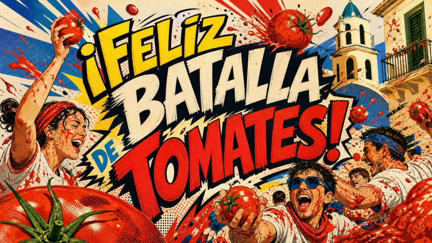 25 prompts de La Tomatina para crear imágenes con IA 🍅