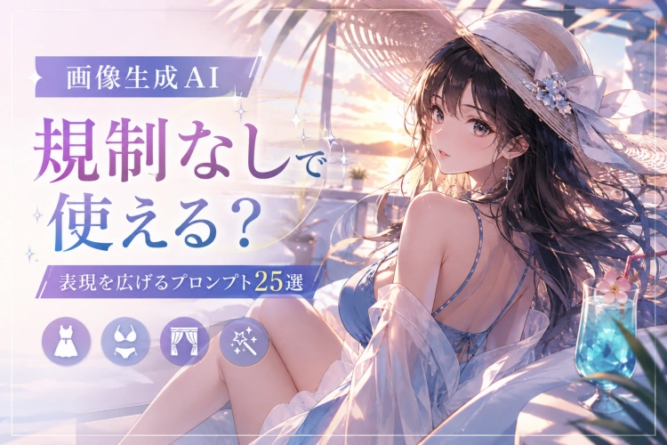 画像生成AIは規制なしで使える？表現を広げるプロンプト25選