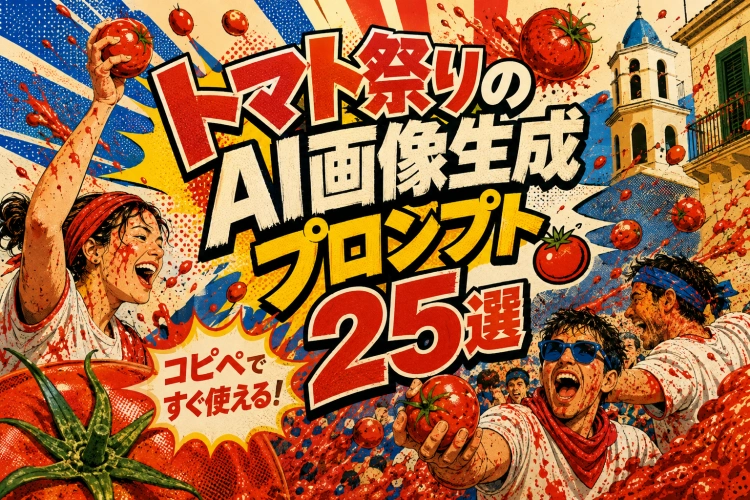 トマト祭りのAI画像生成プロンプト25選🍅