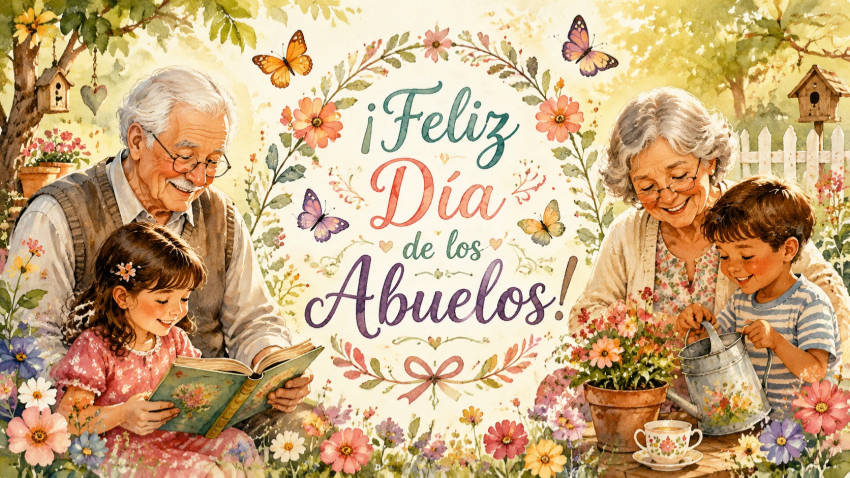 30 prompts para el Día de los Abuelos con IA: fotos y tarjetas
