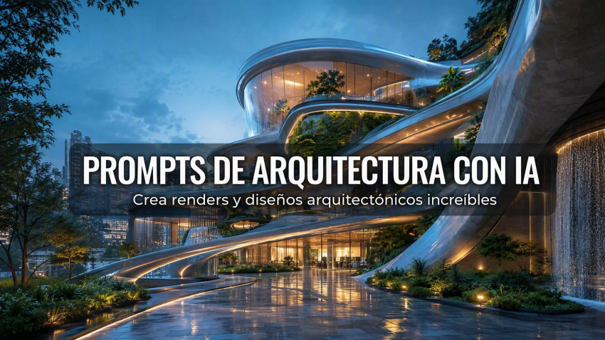 44 Prompts de arquitectura con IA para crear renders y diseños